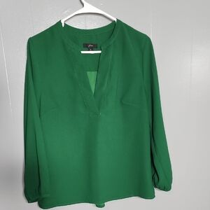 J. Crew Emerald Green Blouse